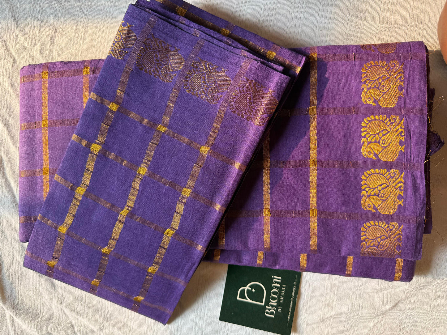 PAVITHRA KATTAM SAREE(violet)