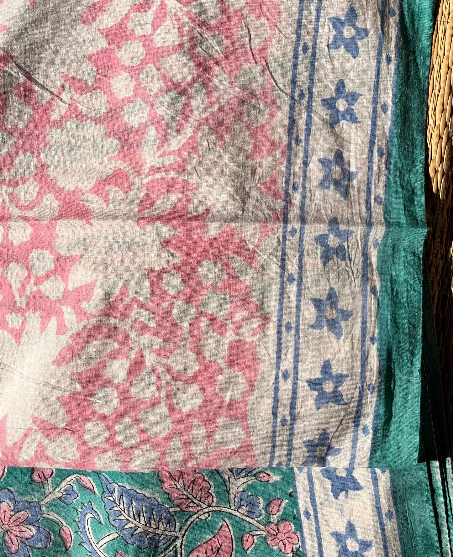 HANDBLOCK PRINTED MULMUL COTTON