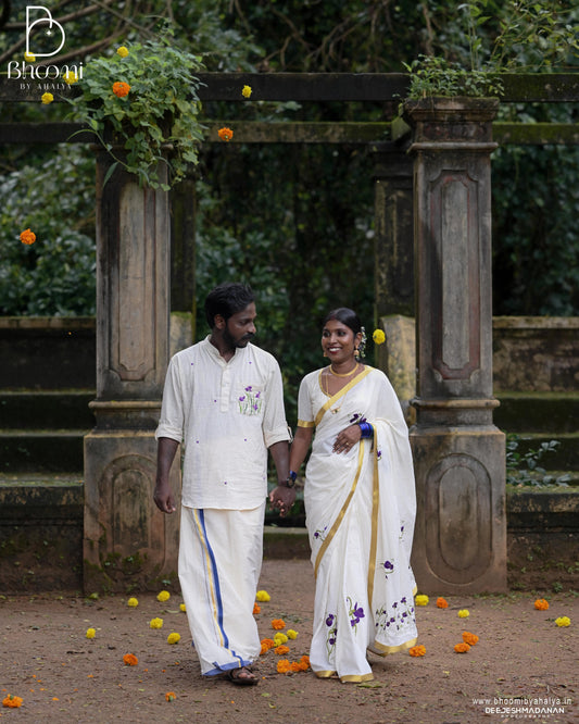KAAKKAPOOVU SAREE KURTHA COMBO