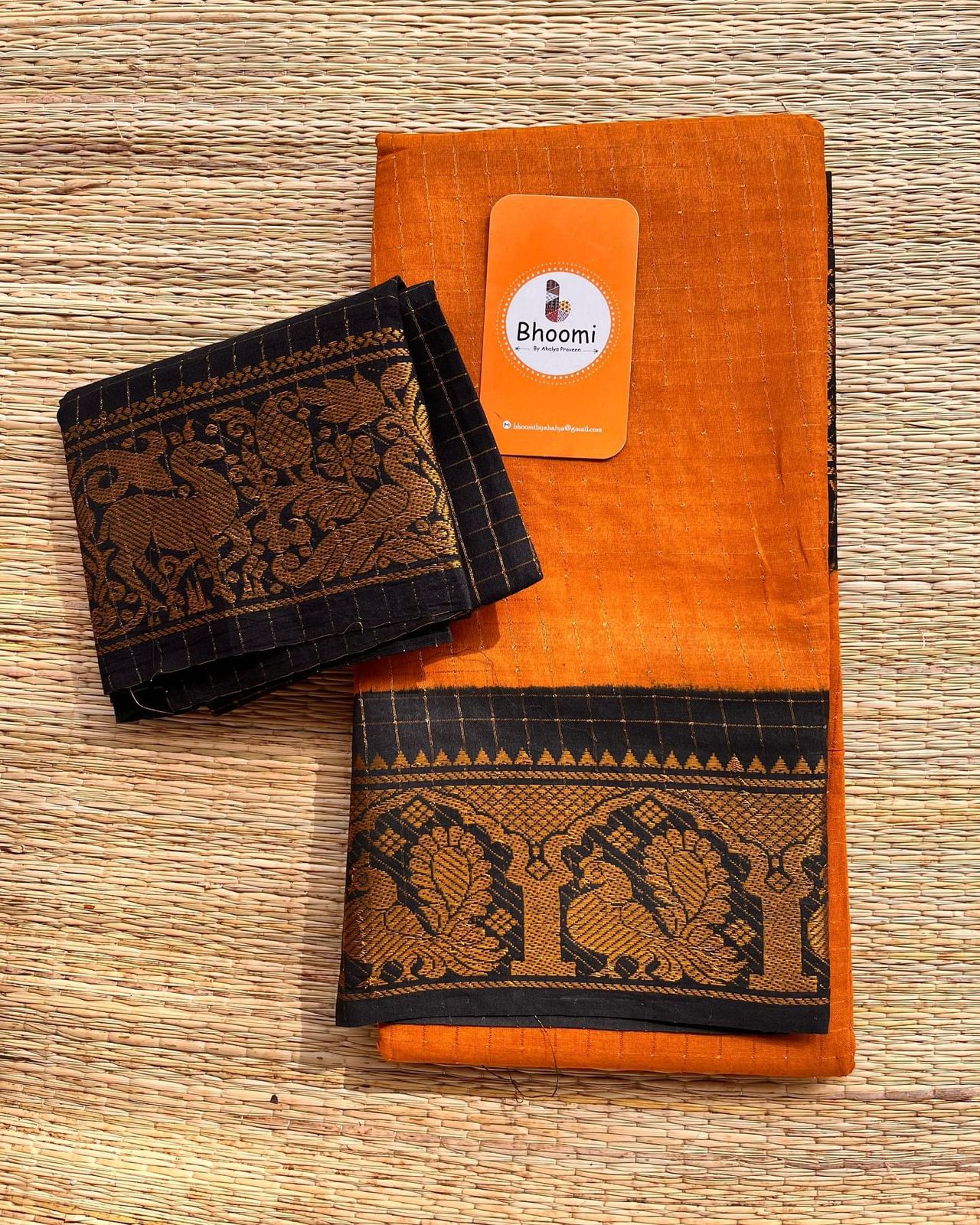 BH012 Sungudi cotton zari checks