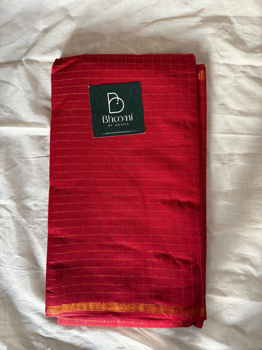 Pentex Sungudi saree (Red)