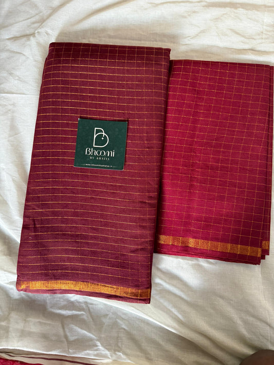 Pentex Sungudi Saree (Maroon)