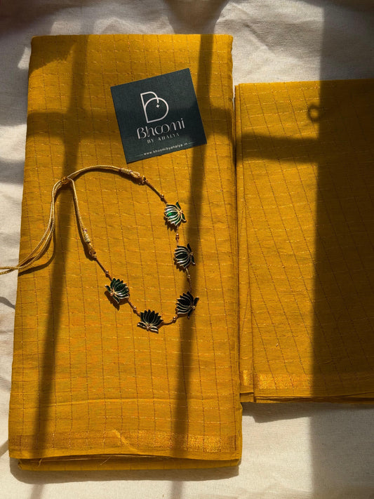 Pentex Sungudi saree ( Mango yellow)