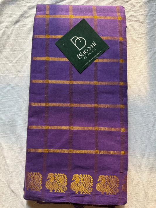 PAVITHRA KATTAM SAREE(violet)