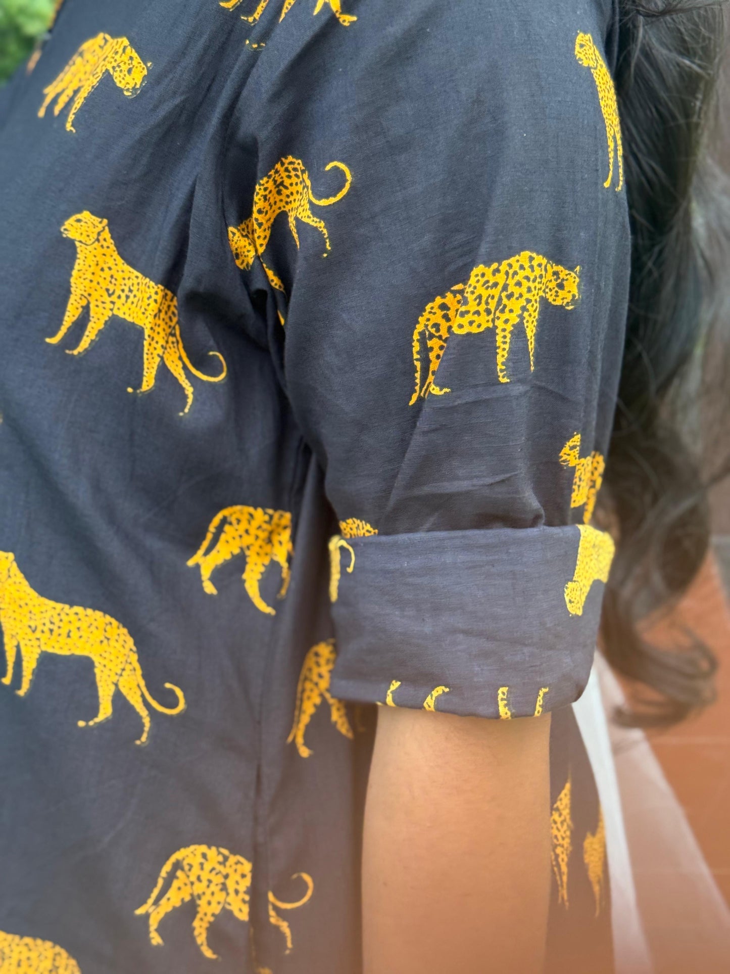 Shirt dress - Leopard
