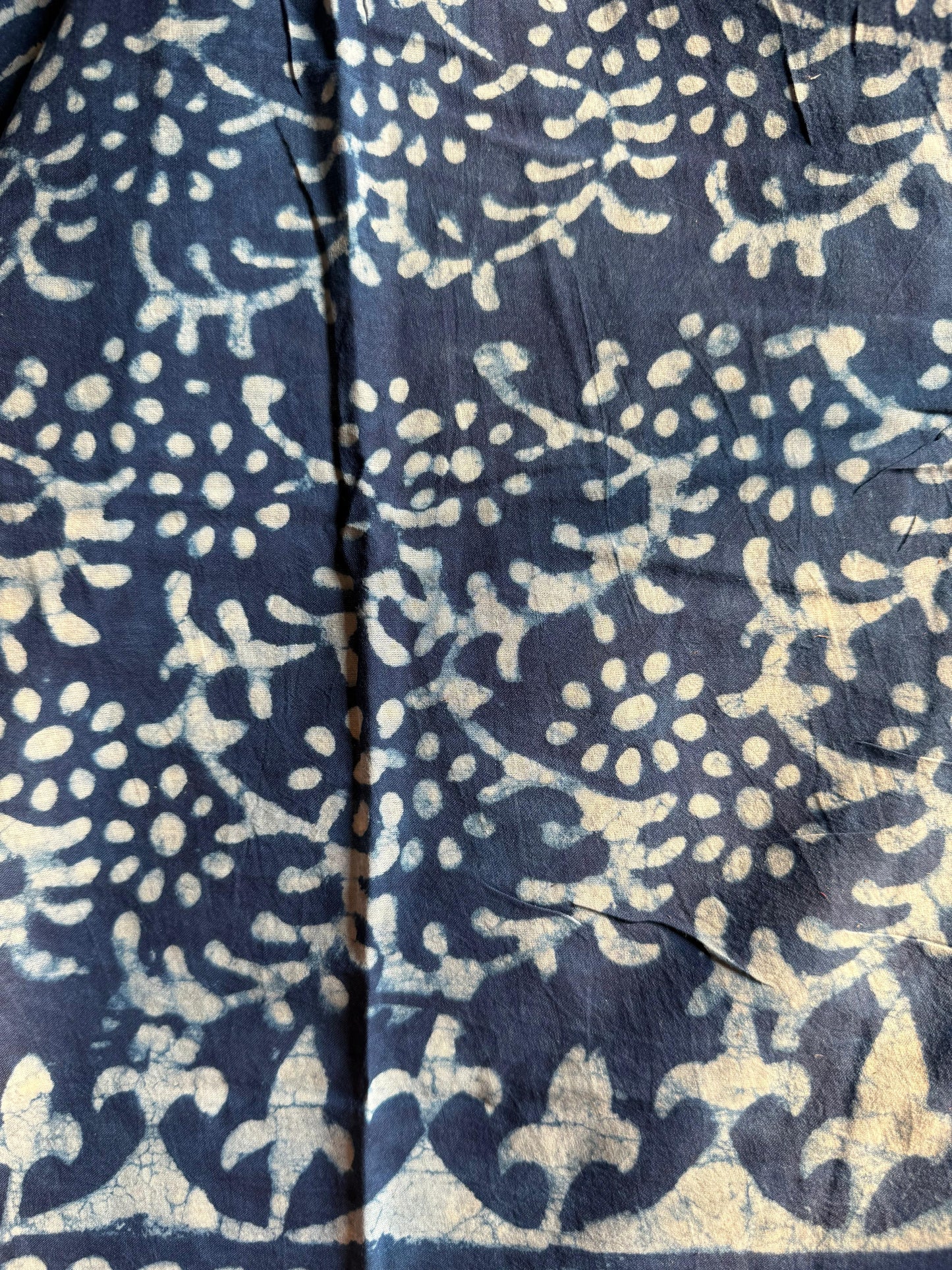 Handblock printed mulmulcotton saree