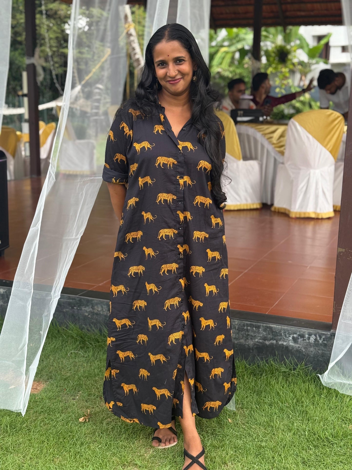 Shirt dress - Leopard