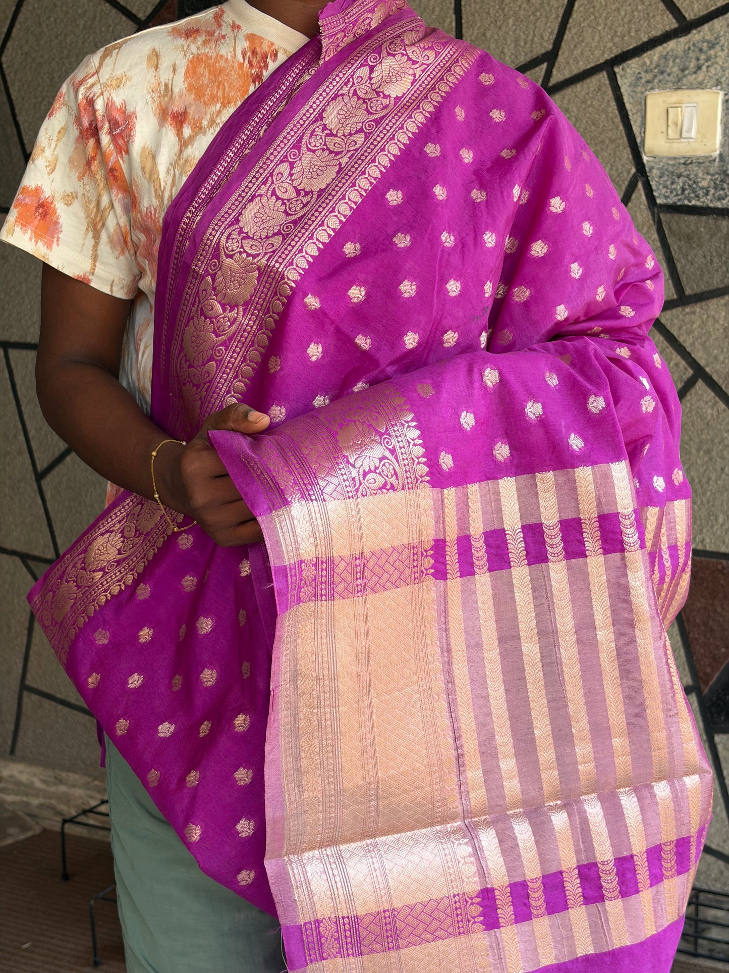 Semi Banrasi saree