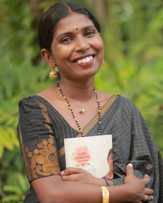 Black Pentex Sungudi cotton saree