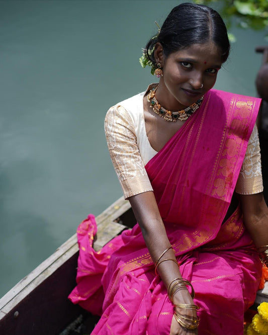 VELDHARI SUNGUDI COTTON SAREE