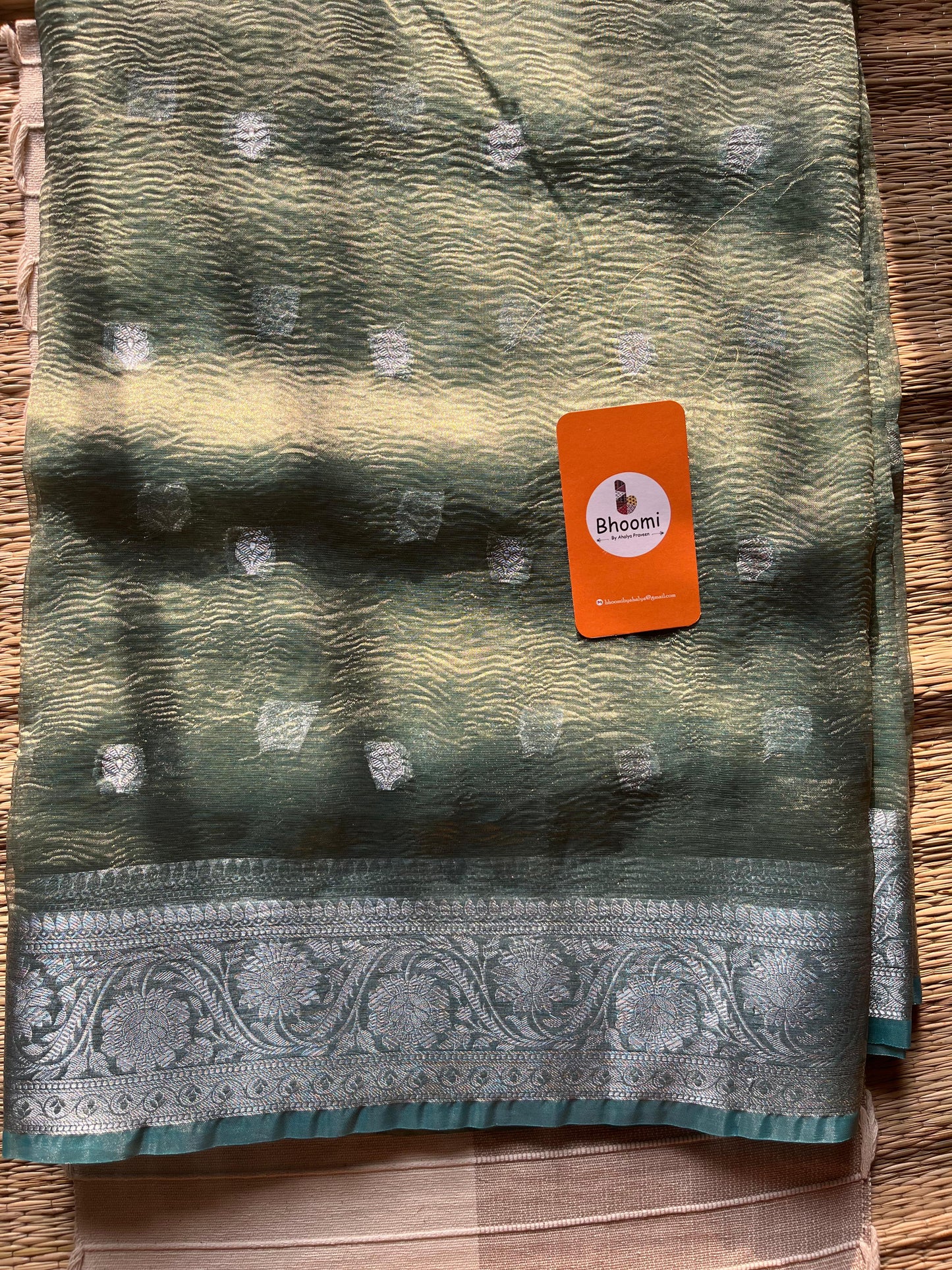 BANARASI CRUSHED TISSUE SAREE