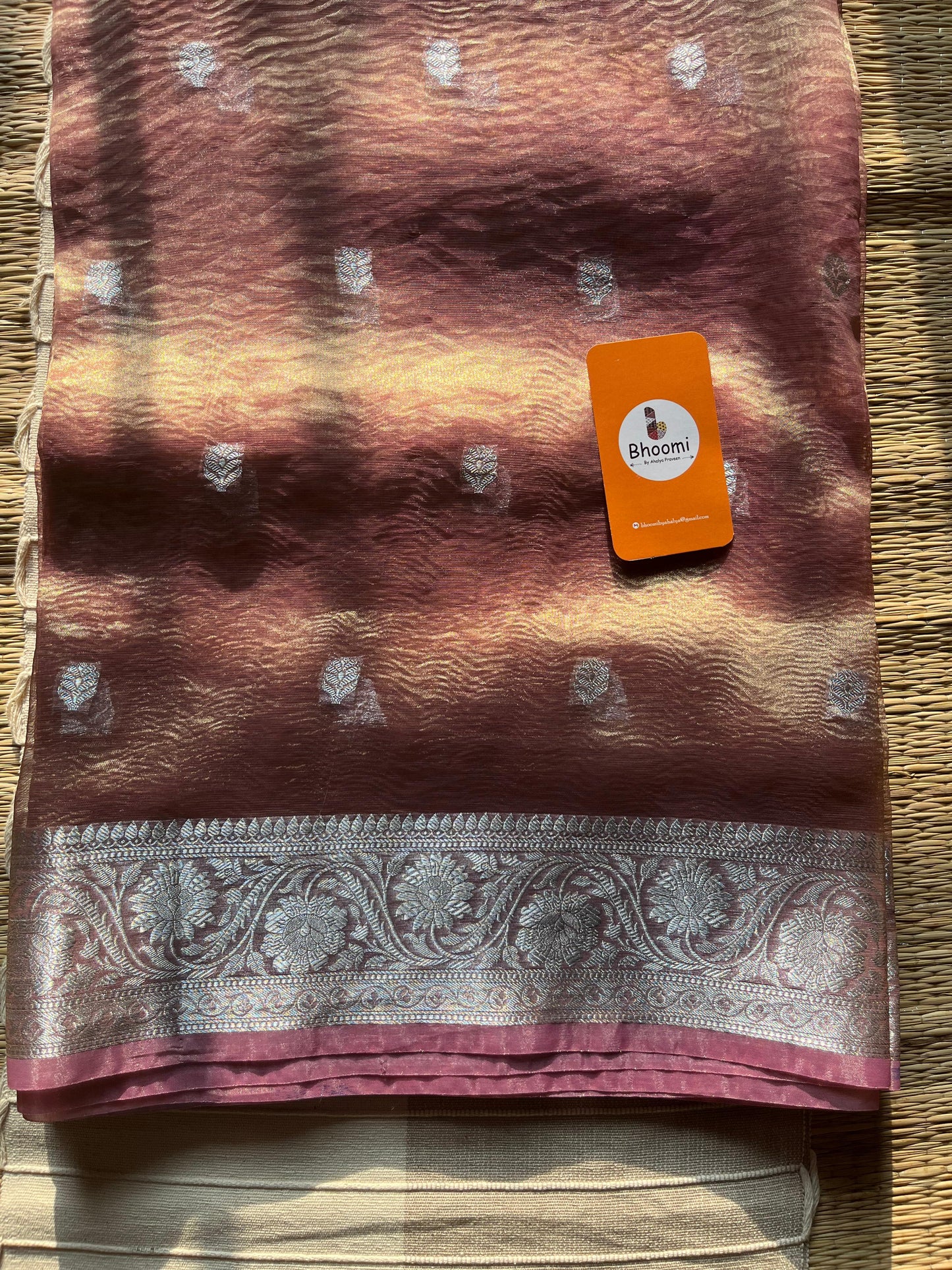 BANARASI CRUSHED TISSUE SAREE