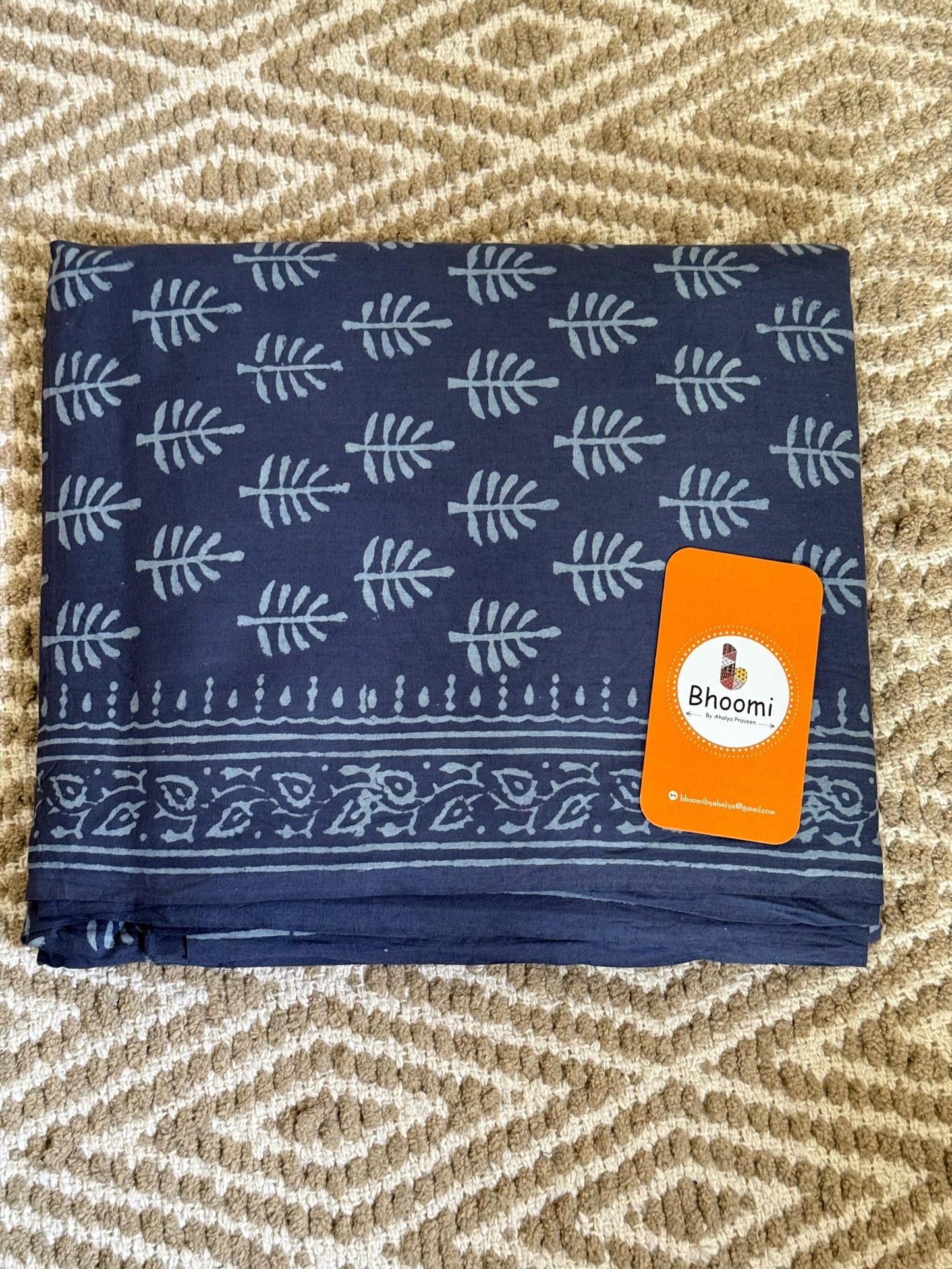 BH007 HAND BLOCK PRINTED MULMUL SALWAR SUIT