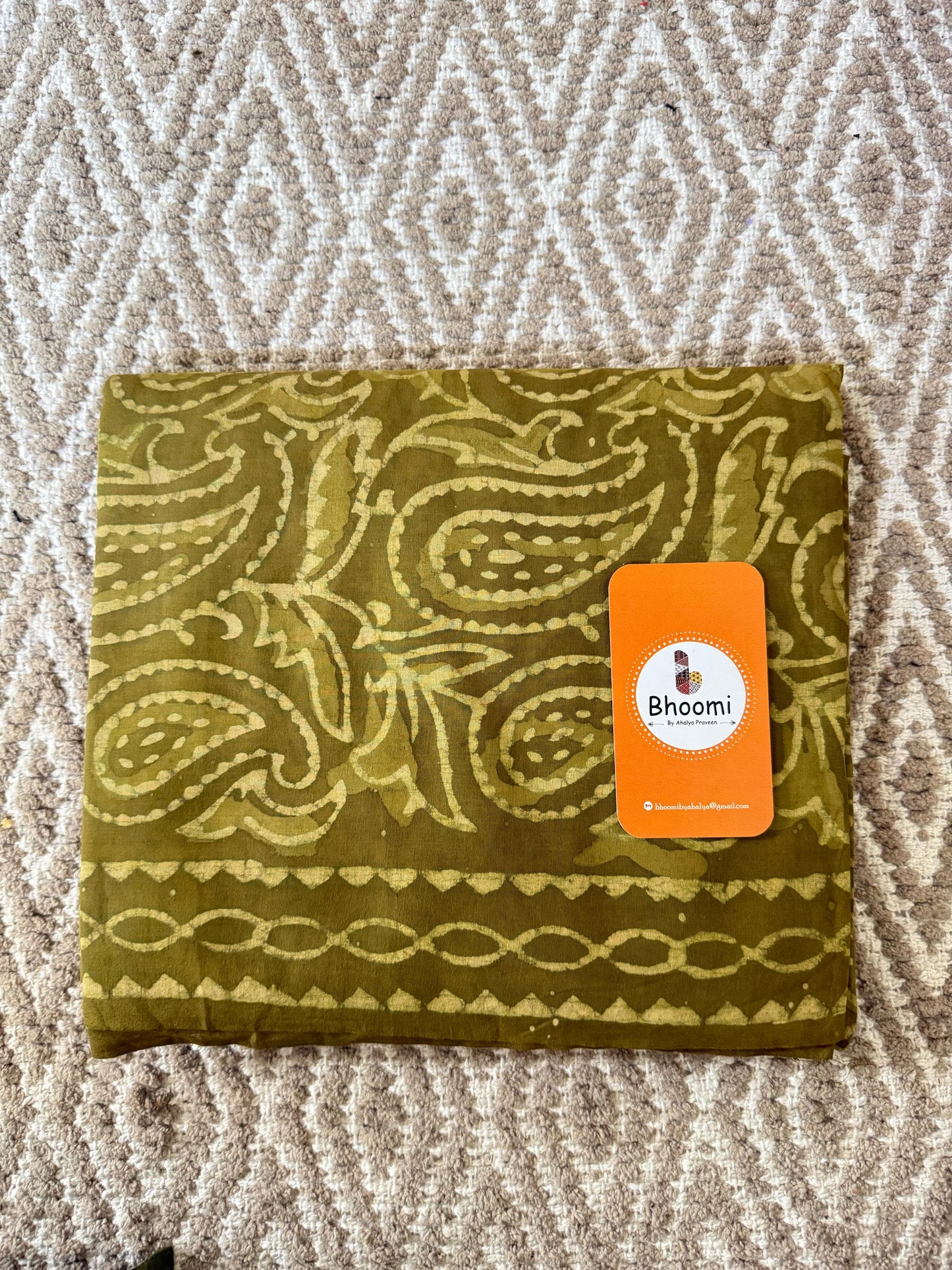 BHS006 HAND BLOCK PRINTED MULMUL COTTON SUIT