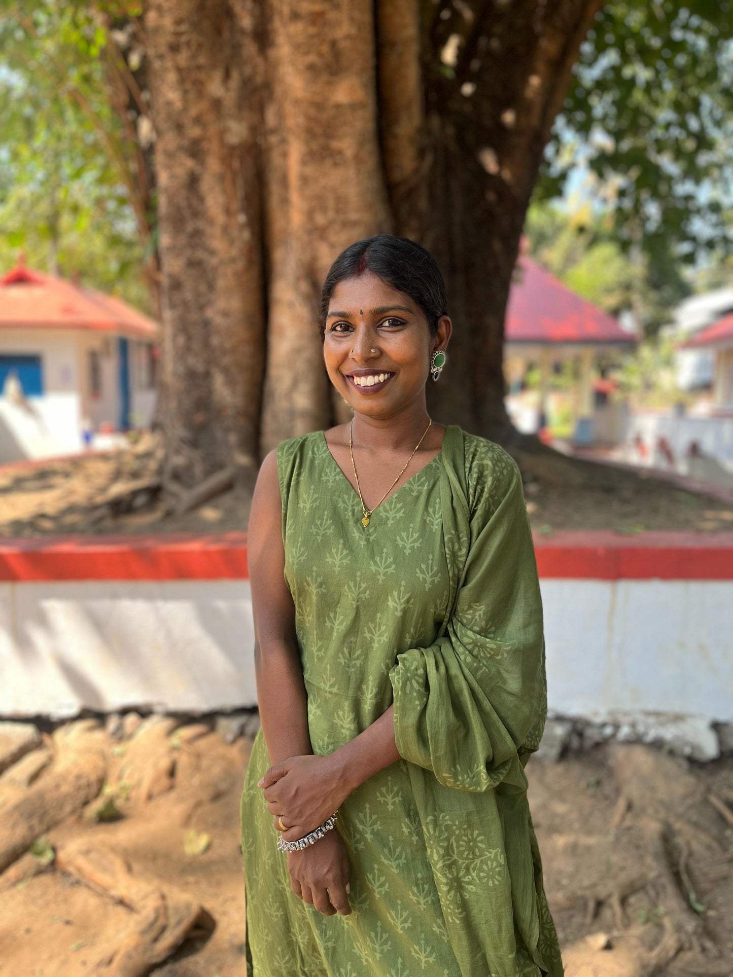 BHS009 HAND BLOCK PRINTED MULMUL COTTON SALWAR SUIT