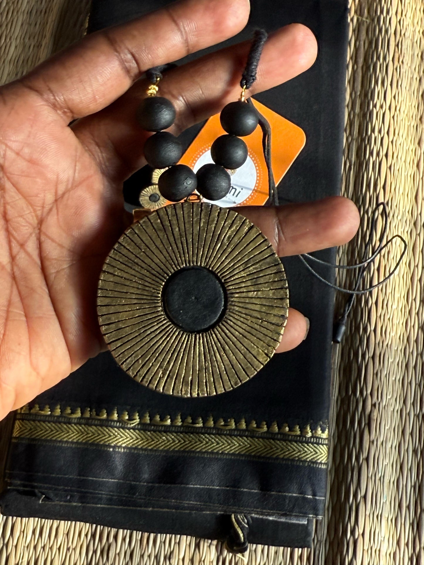 Narayanpet saree with Terracotta set