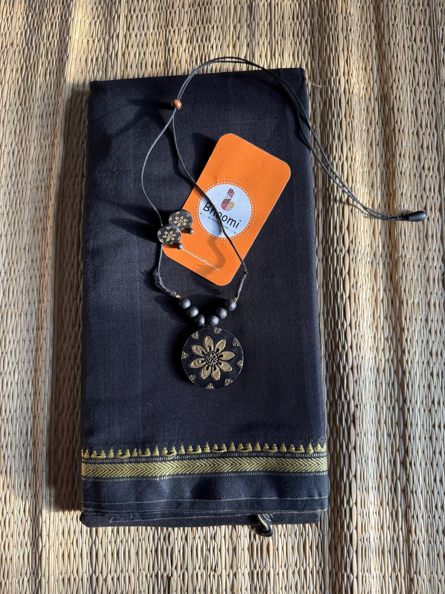 Narayanpet saree with Terracotta set