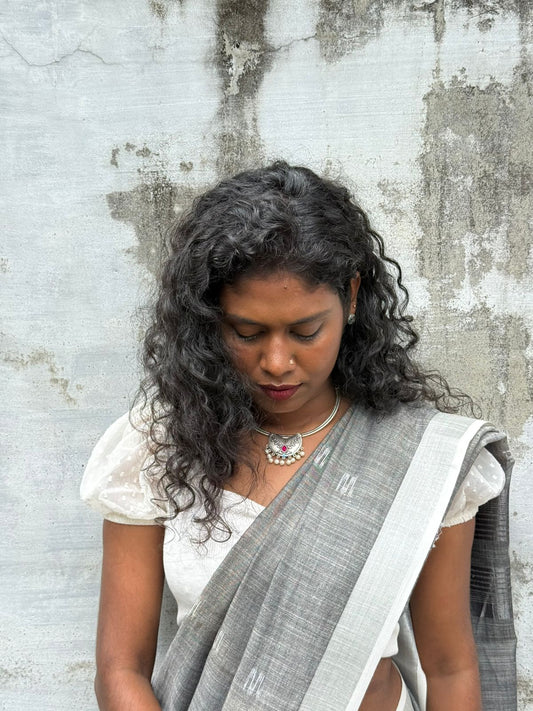 linen cotton saree