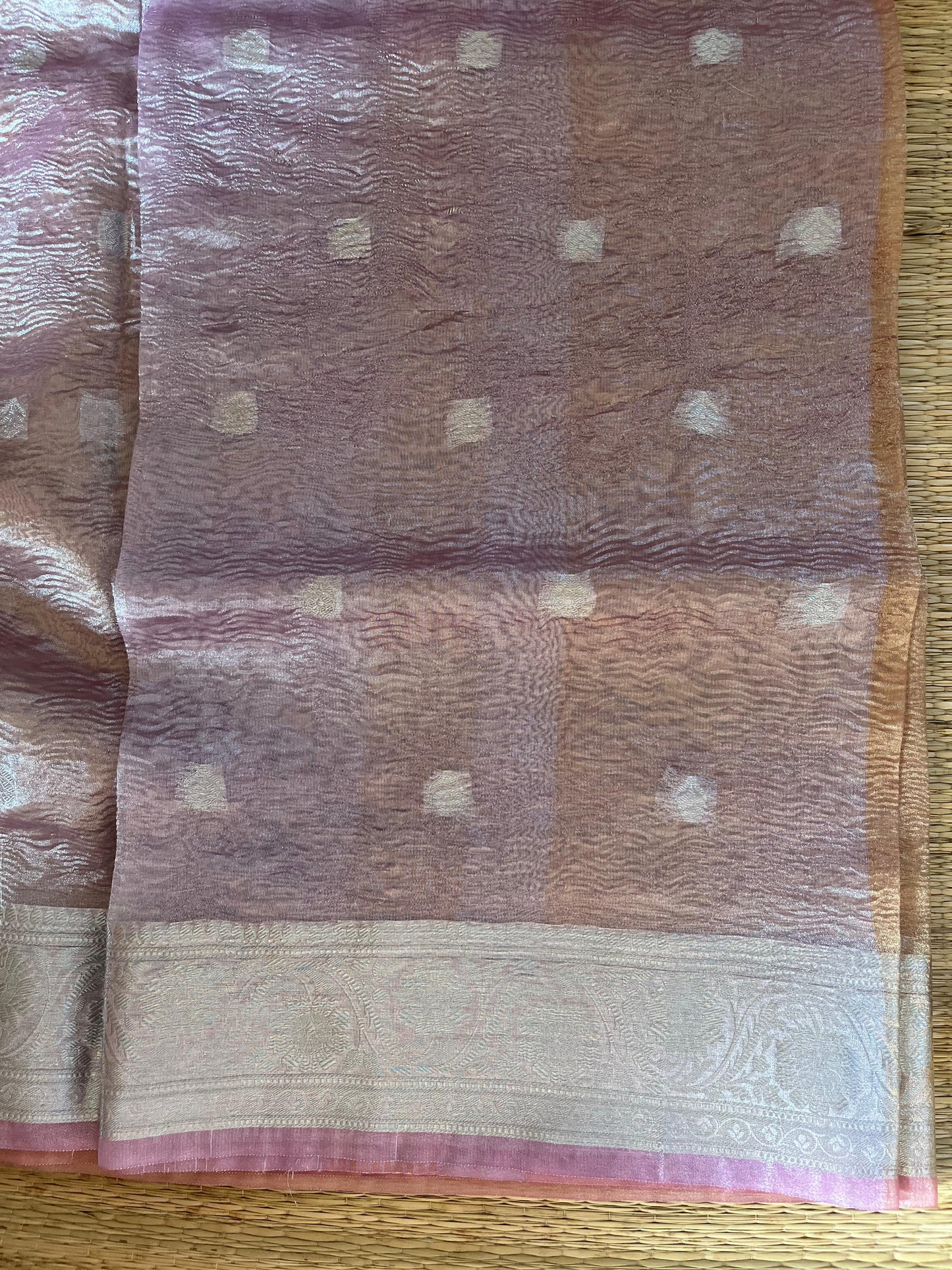BANARASI CRUSHED TISSUE SAREE