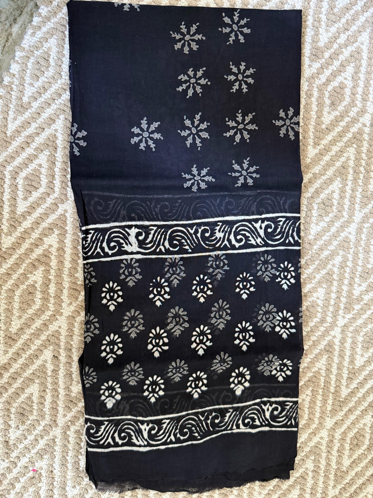 BHS002 HAND BLOCK MULMUL COTTON SALWAR SUIT