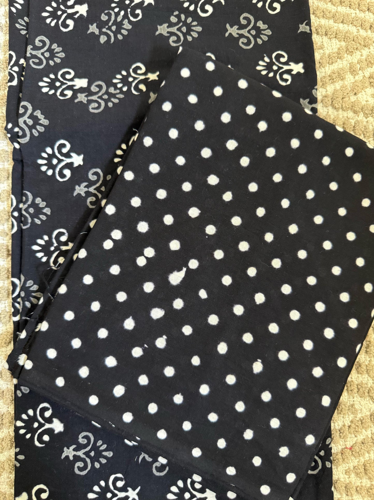 BHS004 HAND BLOCK PRINTED MULMUL COTTON SALWAR SUIT