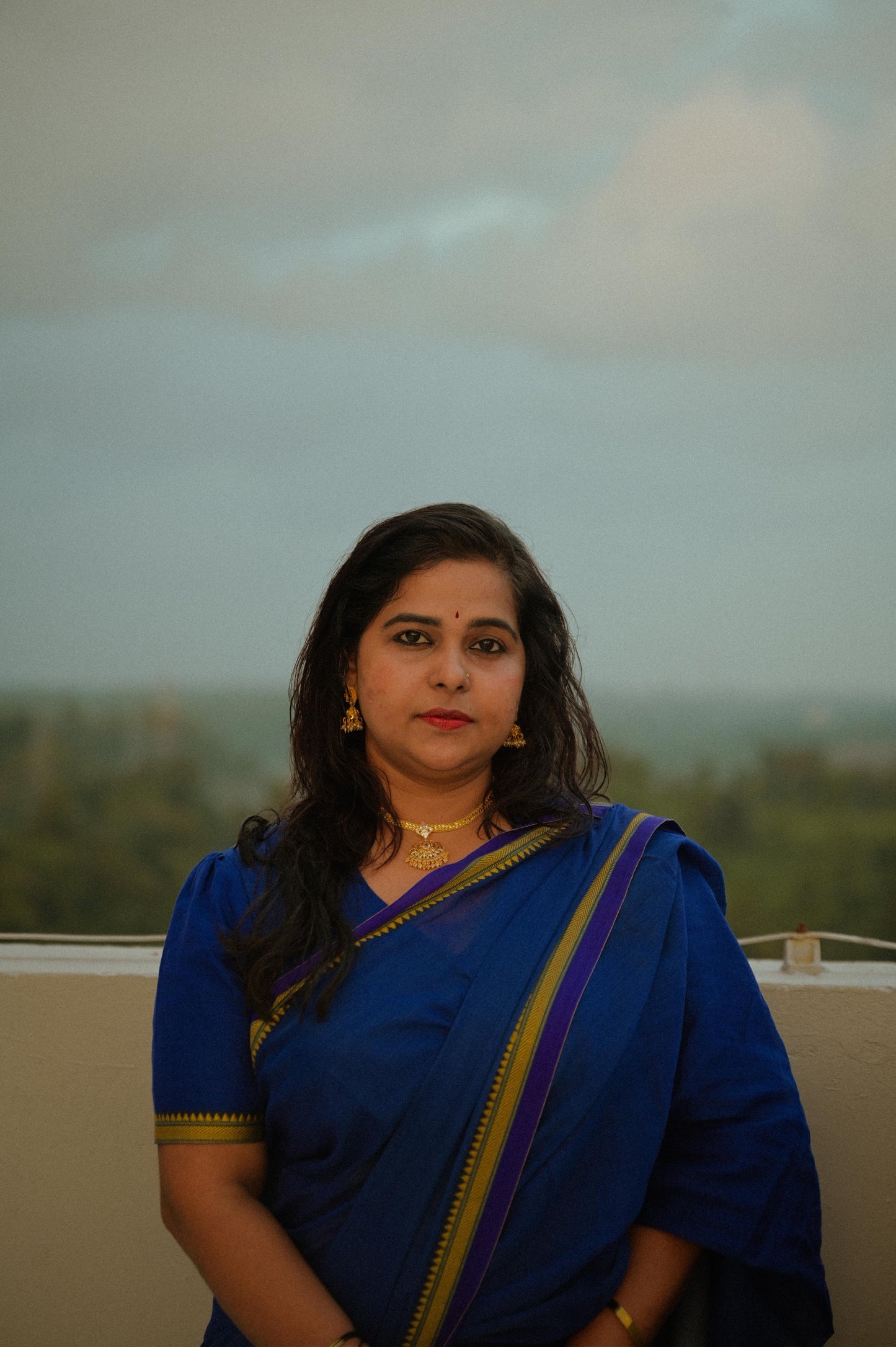 NARAYANPET SAREE (ROYAL BLUE)