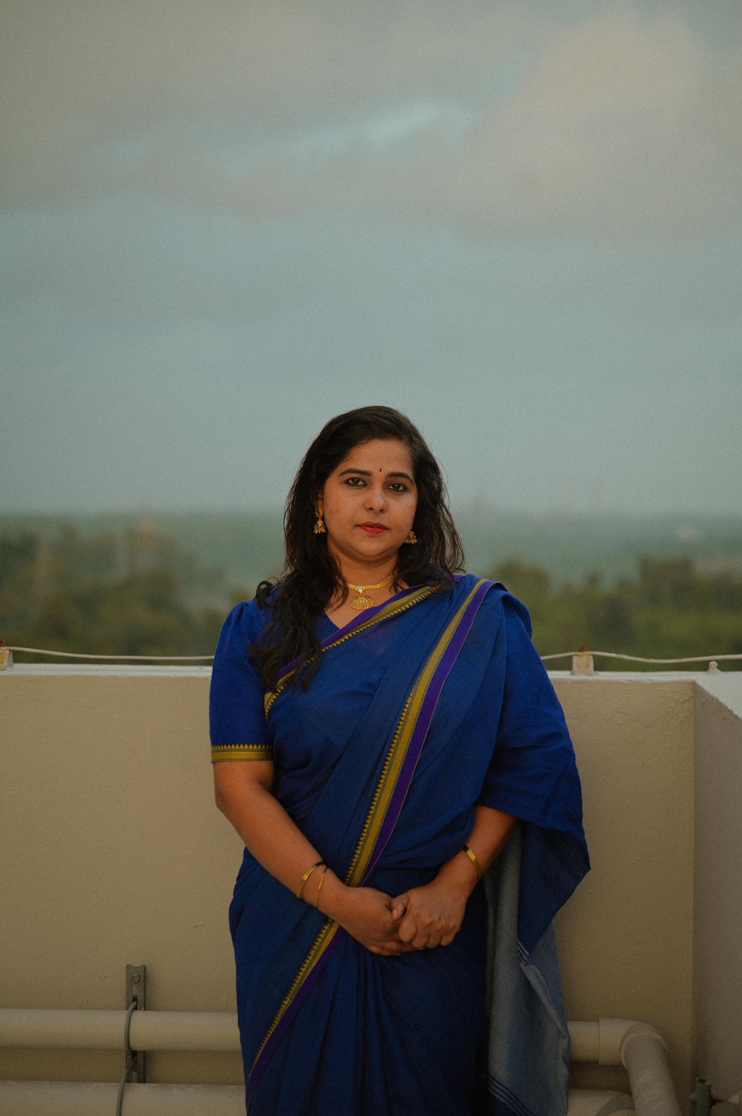 NARAYANPET SAREE (ROYAL BLUE)