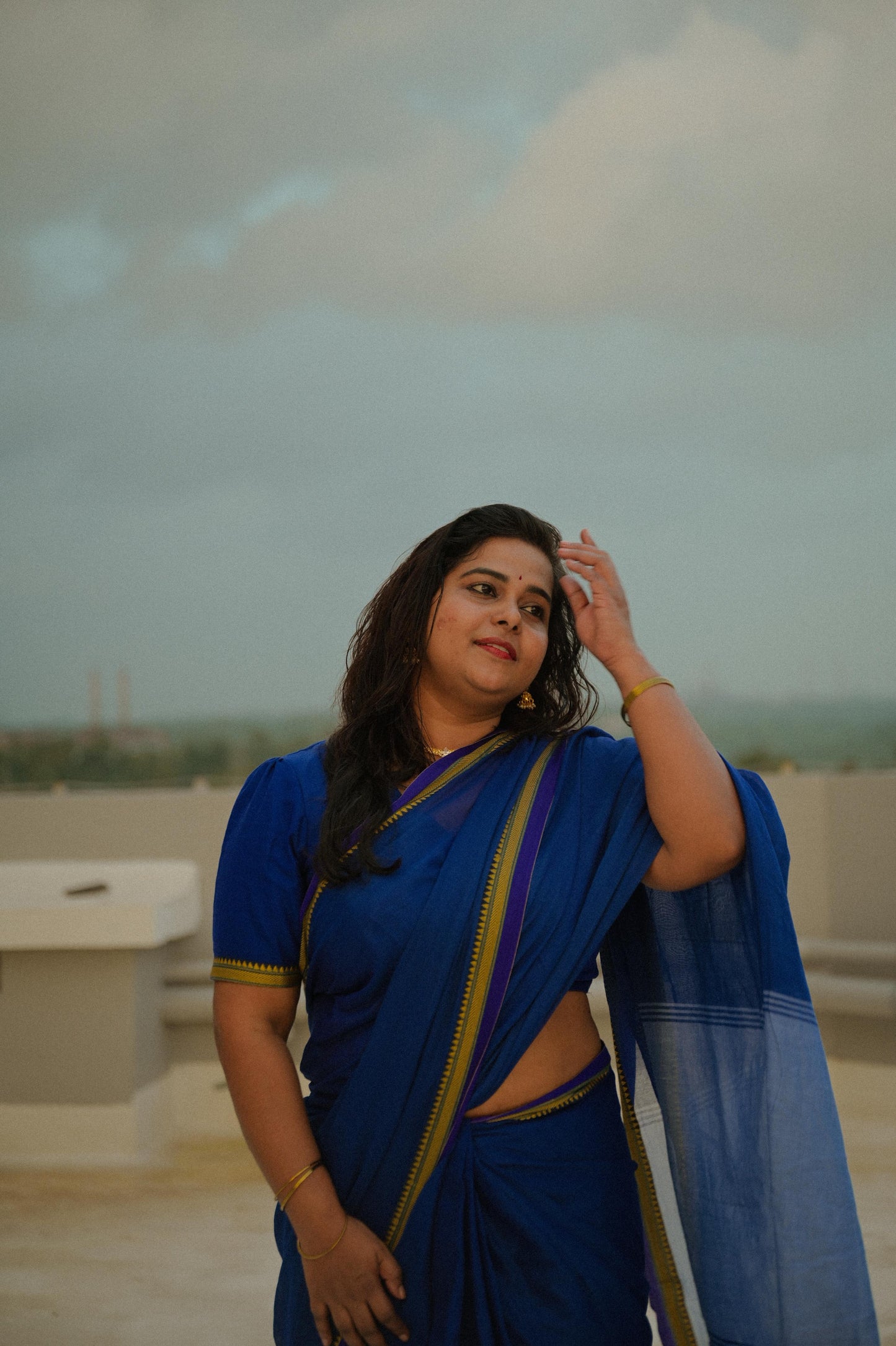 NARAYANPET SAREE (ROYAL BLUE)