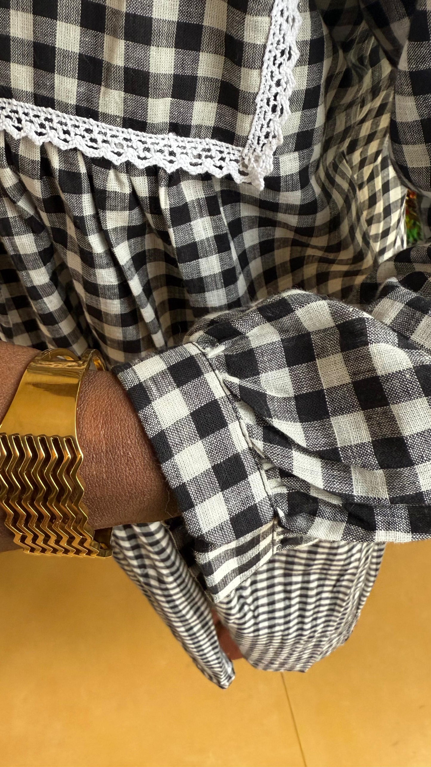 Black and White check dress