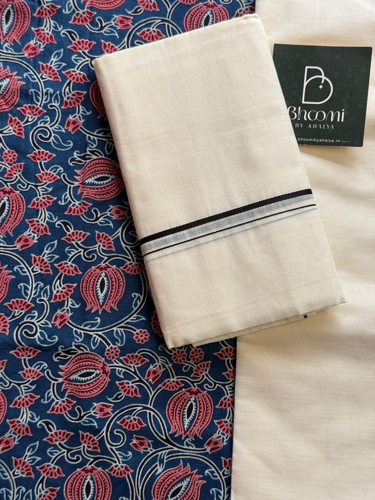 Puliyila kara Set mundu ( Black )