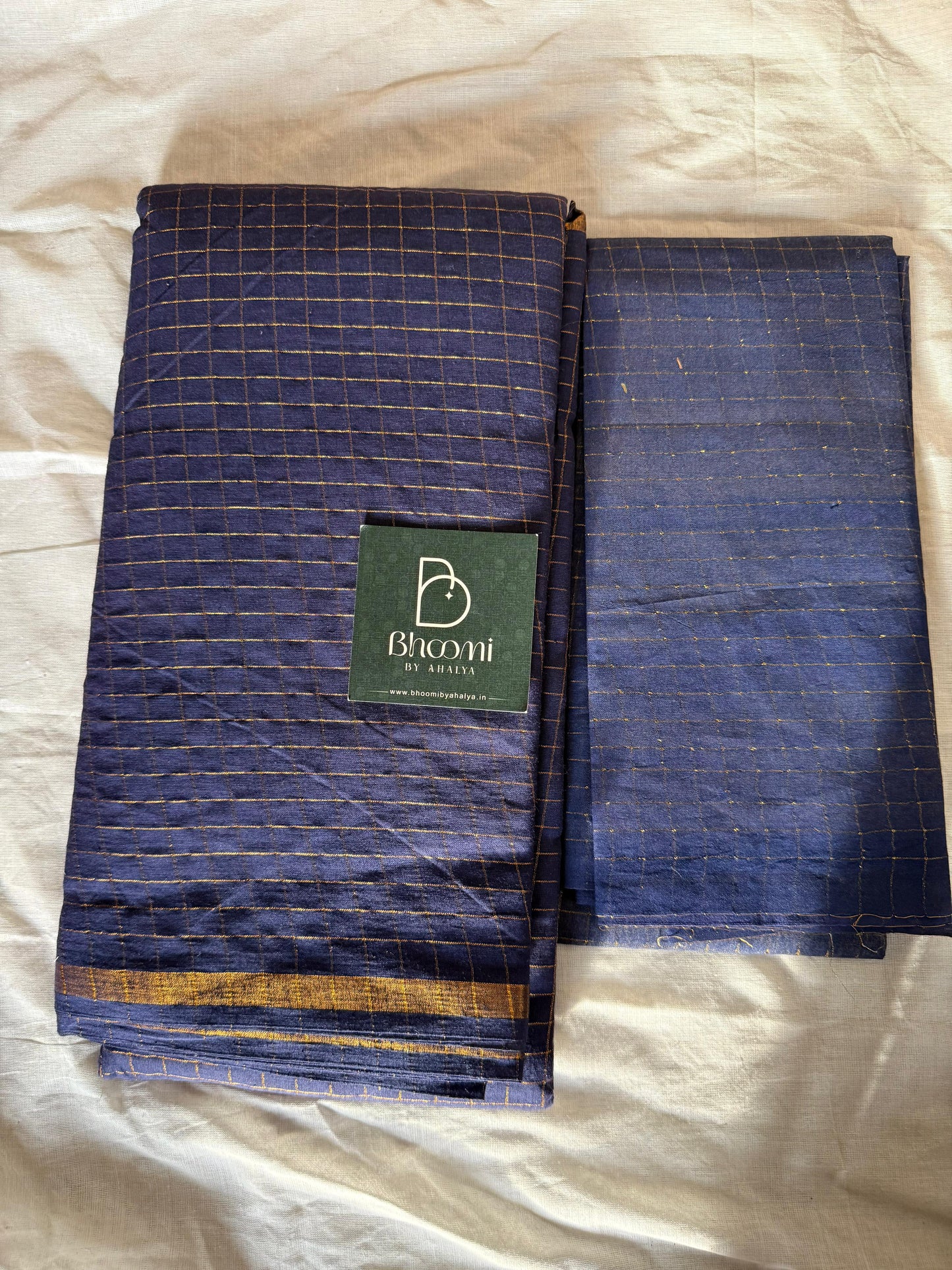 Pentex Sungudi saree (Navy blue )